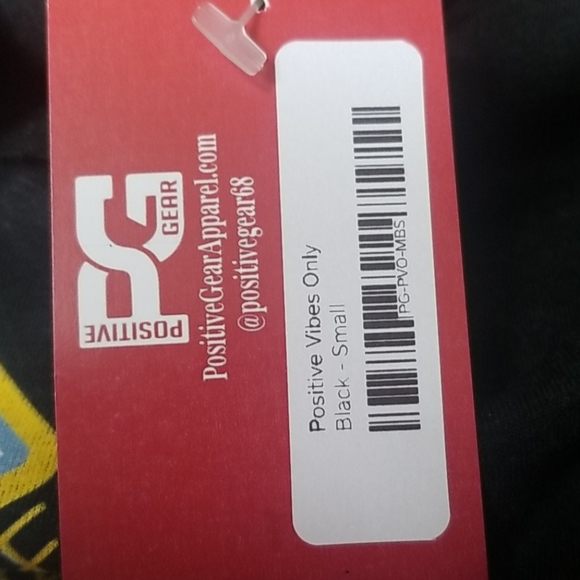 Positive vibes tshirt black small - Picture 5 of 5